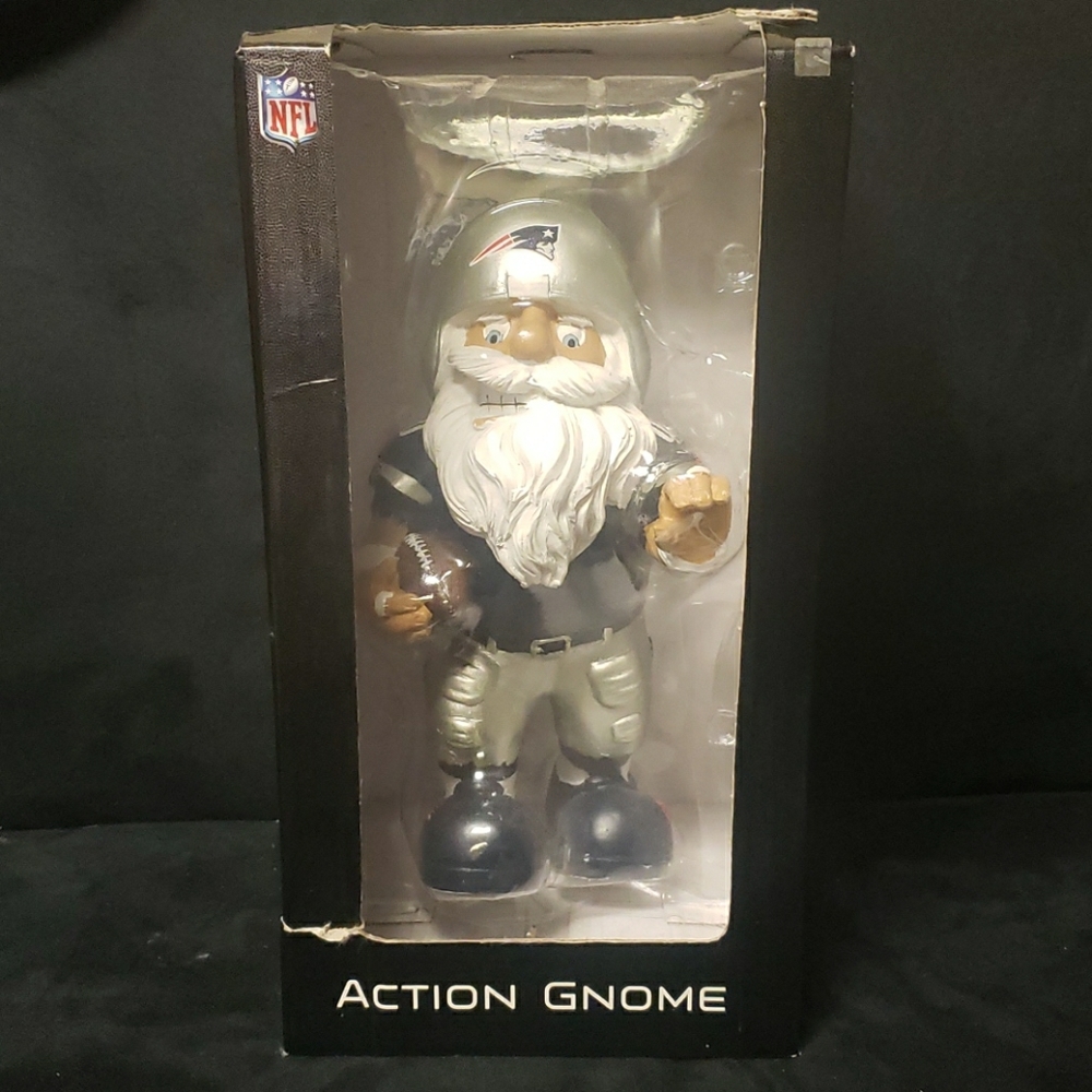 Patriots Christmas Action Gnome